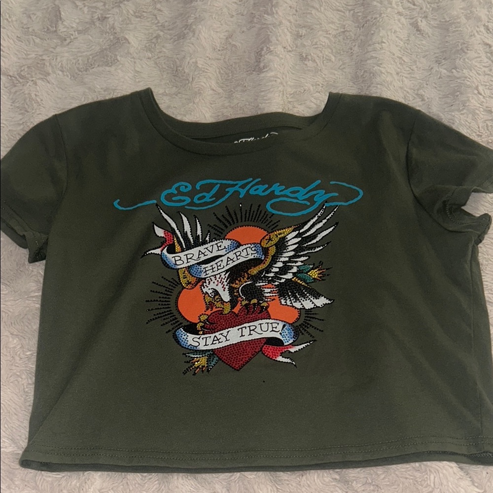Y2K Ed Hardy Baby tee